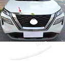 日産エクストレイルローグ 2021-22 ABS クロームフードボンネットガードカバー成形トリム For Nissan x-trail Rogue 2021-22 ABS Chrome Hood Bonnet Guard Cover Molding Trim