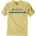 Factory Effex スズキ スローバック T シャツ - イエロー - L 23-87404 Factory Effex Suzuki Throwback T-Shirt - Yellow - Large 23-87404