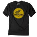 Factory Effex Honda ゴールド ラベル T シャツ - ブラック - 2XL 23-87308 Factory Effex Honda Gold Label T-Shirt - Black - 2XL 23-87308