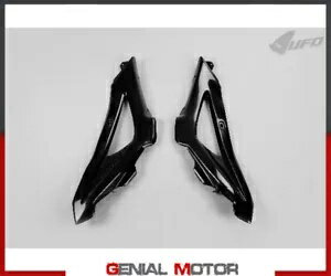 ラジエーター カバー Ufo プラスト ハスクバーナ TC 310 2008 - 2010 ブラック 33211 Radiator Covers Ufo Plast For Husqvarna Tc 310 2008 - 2010 Black 33211