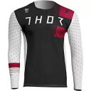 トール プライム ストライク ジャージ - ホワイト/マルーン - S 2910-6940 THOR PRIME STRIKE JERSEY - WHITE/M...