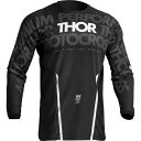THOR パルス モノ ジャージ - ブラック/ホワイト - M 2910-7098 THOR Pulse Mono Jersey - Black/White ...