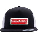 Factory Effex Honda Racing スナップバック ハット - ブラック/ホワイト メッシュ 22-86304 Factory Effex Honda Racing Snapback Hat - Black/White Mesh 22-86304(2)