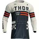 Thor ユース パルス コンバット ジャージ - ミッドナイト/ホワイト - M 2912-2188 Thor Youth Pulse Combat Jers...