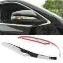 サイドバックミラーストライプカバートリム装飾クロームトヨタハイランダー 16-19 Side Rearview Mirror Stripe Cover Trim Decor Chrome For Toyota Highlander 16-19
