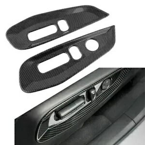 シート調整フレームカバートリムカーボンファイバースタイルホンダ CR-V CRV 2017-2021 Seat Adjustment Frame Cover Trim Carbon Fiber Style For Honda CR-V CRV 2017-2021