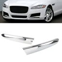 フロントバンパーフォグランプグリルインサート成形ストリッププレートジャガー XF 2016-2020 Front Bumper Fog Light Grille Insert Molding Strip Plate For Jaguar XF 2016-2020(2)
