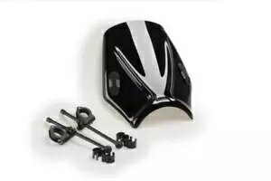 Puig Mito ꡼ եȥ饹 ǥե쥯 ֥å BMW F800 R 2009 - 2014 Puig Mito Screen Windshield Deflector Black BMW F800 R 2009 - 2014