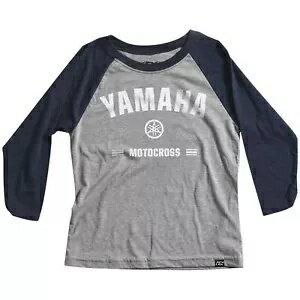 ヤマハ スピーディ ユース ベースボールシャツ ネイビー/ヘザー/グレー M 22-83212 Ya