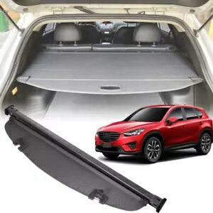 ブラックリアトランクカーゴカバー格納式マツダ CX-5 2013-2016 車のアクセサリー Black Rear Trunk Cargo Cover Retractable For Mazda CX-5 2013-2016 Car Accessires