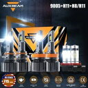 ホンダパイロット 2006-2018 AUXBEAM 6000K Canbus LED ヘッドライト高低ビーム + 霧 For Honda Pilot 2006-2018 AUXBEAM 6000K Canbus LED Headlights High Low Beam+Fog(2)