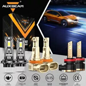 フォード フュージョン 2006-2016 AUXBEAM Canbus LED ヘッドライトハイ/ロービーム/フォグライト用 For Ford Fusion 2006-2016 AUXBEAM Canbus LED Headlight High/Low Beam/Fog Lights