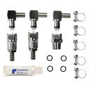 クイックディスコネクト燃料ホースカップリングキット (6 個) 5/16 インチホース用 FP-QDCR1200R Quick Disconnect Fuel Hose Coupling Kit (6 Piece) for 5/16" hoses FP-QDCR1200R