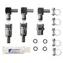 クイック ディスコネクト 燃料ホース カップリング キット (6 ピース) 5/16 ホース用 - BMW R1200R Quick Disconnect Fuel Hose Coupling Kit (6 Piece) for 5/16 hoses - BMW R1200R