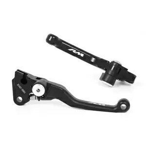 RM ピボットブレーキクラッチレバースズキ RM 85/125/250 RM85 RM125 RM250 ブラック RM Pivot Brake Clutch Lever For SUZUKI RM 85/125/250 RM85 RM125 RM250 Black