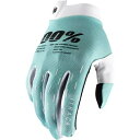100% iTrack グローブ - アクア - L 10015-481-12 100% iTrack Gloves - Aqua - Large 10015-481-12