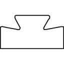 ブラック交換用スライド - UHMW - プロファイル 09 - 長さ 47.00 インチ 09-4700-0-01-01 Black Replacement Slide - UHMW - Profile 09 - Length 47.00" 09-4700-0-01-01