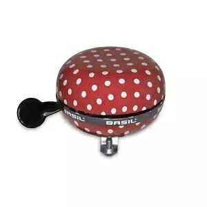 バジルポルカドットベル - 80mm - レッド 50396 Basil Polkadot Bell - 80mm - Red 50396