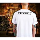 リスク レーシング バーティカル チーム プレミアム T シャツ - ホワイト - 2XL 00182 RISK RACING VERTICAL TEAM PREMIUM T-SHIRT - WHITE - 2XL 00182