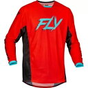 フライ レーシング キネティック メッシュ レイブ ジャージ - レッド/ブラック/ミント - M 377-312M Fly Racing Kinetic Me...