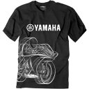 Factory Effex ヤマハ R1 T シャツ - ブラック - L 16-88282 Factory Effex Yamaha R1 Tee Shirt - Black - Large 16-88282