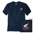 Factory Effex Honda Octagon T シャツ - ヘザー ネイビー - XL 27-87326 Factory Effex Honda Octagon T-Shirt - Heather Navy - X-Large 27-87326