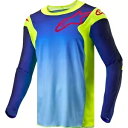 2024 レーサー Hoen ジャージ - イエローフルオ/ブルー/ナイトネイビー - 2XL 3761324-525-XXL 2024 Racer Hoen ...