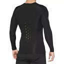 100% R コア コンセプト長袖ジャージ - ブラック - ミディアム 40004-00001 100% R-CORE CONCEPT LONG-SLEEVE...