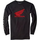 Factory Effex Honda Racing 長袖 T シャツ - ブラック - M 17-87312 Factory Effex Honda Raci...