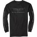 FACTORY EFFEX HONDA ゴールドウィング アイコン 長袖 T シャツ - ブラック - 2XL 25-87838 FACTORY EFFEX HONDA GOLDWING ICON LONG SLEEVE T-SHIRT - BLACK - 2XL 25-87838