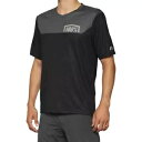 100% エアマティック ジャージ - 半袖 - グレー/ミッドナイト ブラック - L 40014-00017 100% Airmatic Jersey - ...