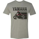 ヤマハ サイクル T シャツ - ストーングレー/レッド - XL NP21S-M1968-XL Yamaha Cycle T-Shirt - Stone Gray/Red - XL NP21S-M1968-XL