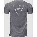 フライ レーシング スクワッド T シャツ - ヘザー グレー - S M 352-0911S FLY RACING SQUAD TEE SHIRT - HEATHER GREY - SMALL 352-0911S