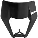 アチェルビス フロントヘッドライトマスク ブラック 2726620001 Acerbis Front Headlight Mask Black 2726620001