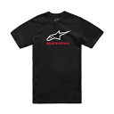 Alpinestars Always 2.0 CSF T シャツ - ブラック/ホワイト/レッド - L 1214-73106-1232-L Alpinestars Always 2.0 CSF T-Shirt - Black/White/Red - Large 1214-73106-1232-L