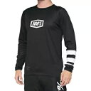 100% ユース R コア長袖ジャージ ブラック/ホワイト、L 40008-00006 100% Youth R-Core Long Sleeve Jersey...