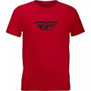 フライ レーシング ユース フライ F ウィング T シャツ - レッド - ユース SMALL 352-0668YS FLY RACING YOUTH FLY F-WING TEE SHIRT - RED - YOUTH SMALL 352-0668YS