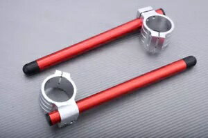 ڥ ߥ˥ å  ɸ 43 mm ޥ FZ6 N/F FZ-6 2004-2015- Pair aluminium red stubs standard 43 mm Yamaha FZ6 N/F FZ-6 2004-2015-