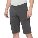 100% Ridecamp ショーツ - チャコール - サイズ 28 42401-052-28 100% Ridecamp Shorts - Charcoal - Size 28 42401-052-28