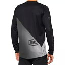 100% R-CORE-X 長袖ジャージ - ブラック/グレー - S M 40000-00000 100% R-CORE-X LONG-SLEEVE JERS...