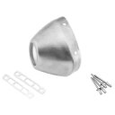 FMF レーシング エンド キャップ Powercore 4 & Q4 Hex 用 - ステンレススチール 040676 FMF Racing End Cap ...