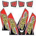 プロサーキット T-6 ラップ/エンドキャップ デカール CRF 交換用マフラーステッカー DC14T6-CRF Pro Circuit T-6 Wrap/En...