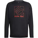 ファイブテン 長袖ジャージ - ブラック - XL HG1305-XL Five Ten Long Sleeve Jersey - Black - X-Larg...