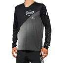 100% R-CORE-X 長袖ジャージ - ブラック/グレー - 2XL 40000-00004 100% R-CORE-X LONG-SLEEVE JERS...