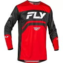 Fly Racing Rayce 自転車ジャージ - レッド/ブラック/ホワイト - L 378-054L Fly Racing Rayce Bicycle J...