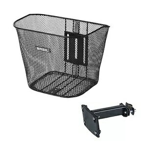 Basil Bremen フロント バイク バスケット - ブラック 10218 Basil Bremen Front Bike Basket - Black ..