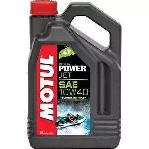 MOTUL ѥ å 4T - 10W40 4 ȥ PWC  - 4 åȥ 105874 Motul Power Jet 4T - 10W40 4-Stroke PWC Oil - 4 Liter 105874