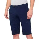 100% ライドキャンプ ショーツ - ネイビー - US 28 40029-00021 100% Ridecamp Shorts - Navy - US 28 40029-00021