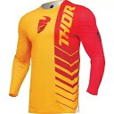 Thor MX-24 プライム アナログ ジャージ - 2024 コレクション - レモン/レッド - 3XL 2910-7682 Thor MX-24 Pri...