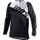 100% R コア長袖ジャージ - ブラック/ホワイト - S 40005-00010 100% R-Core Long-Sleeve Jersey - Bla...
